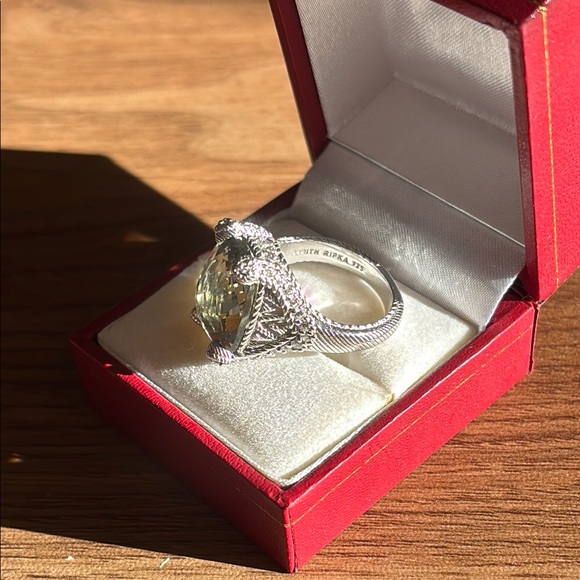 Judith Ripka mint quarts cocktail ring - Picture 7 of 10